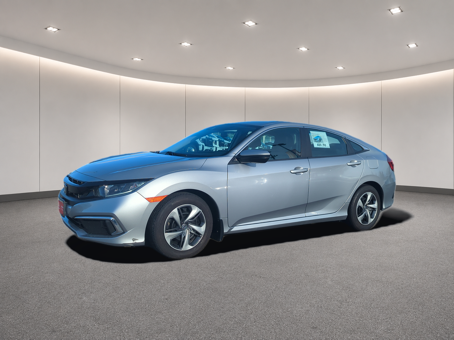 LUNAR SILVER ME 2020 Honda Civic Sedan Front-Wheel Drive Automatic