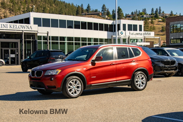 VERMILION RED METALLIC 2013 BMW X3 xDrive28i AWD SUV / Crossover All-Wheel Drive Automatic